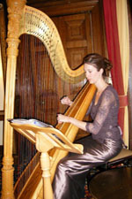 Heloise Davies wedding harpist